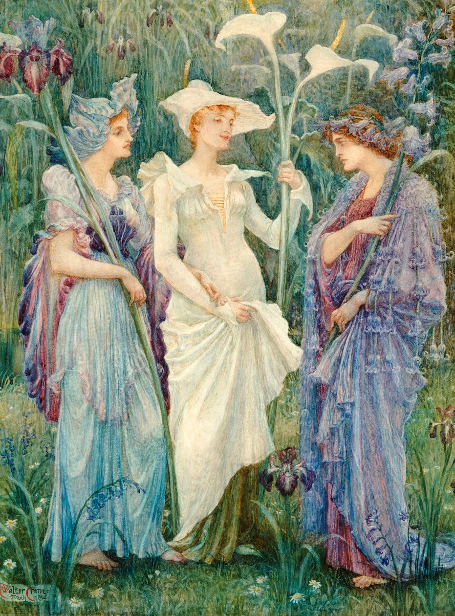 Vårens fenriker, 1894 av Walter Crane