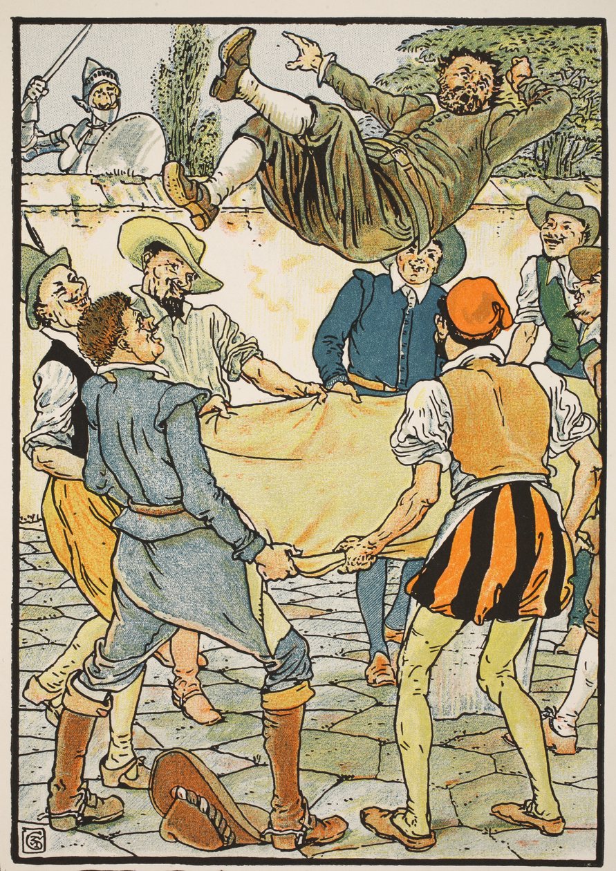 How Sancho Paid the Reckoning, illustrasjon fra 