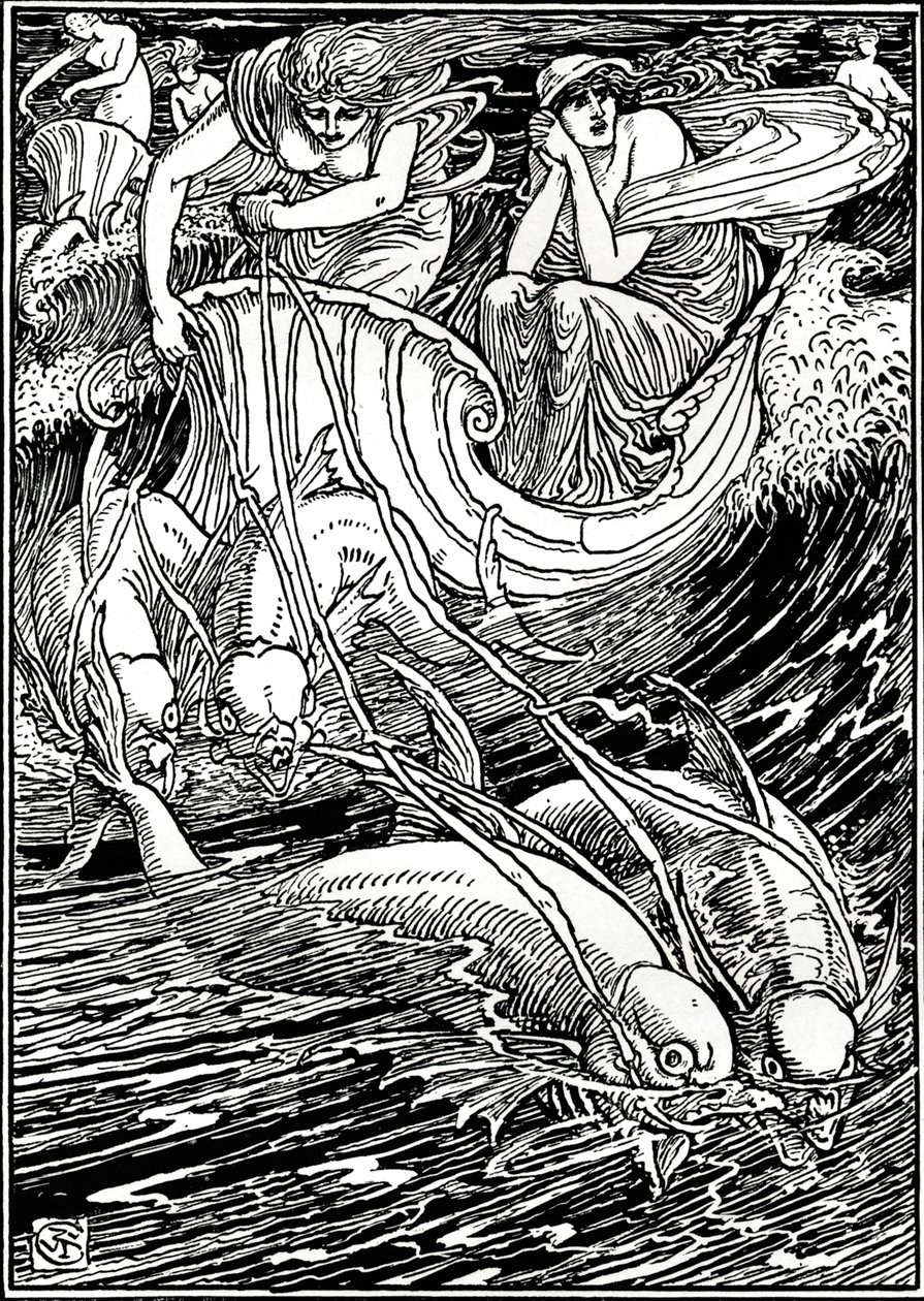 Illustrasjon for Faerie Queene, c1890, 1897 av Walter Crane