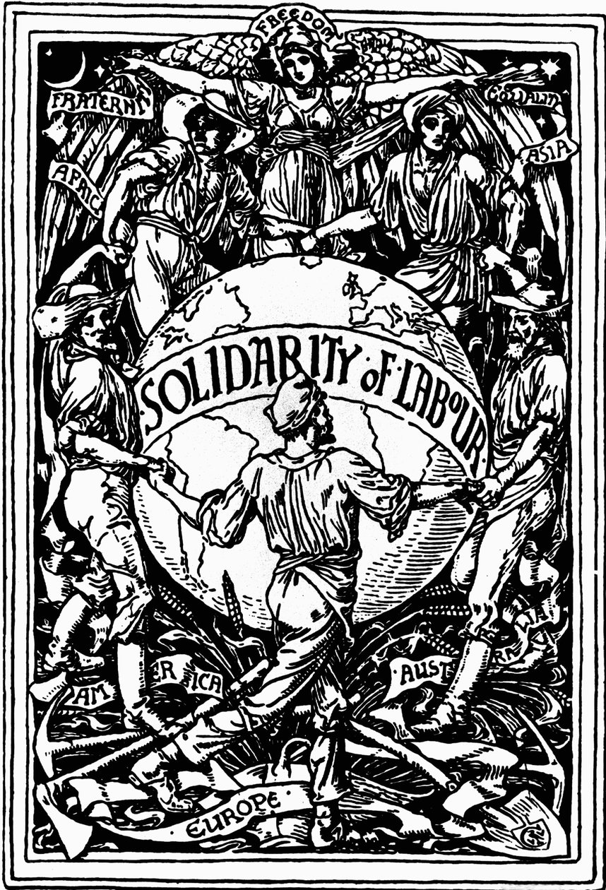 Arbeiderpartiets 1. mai-dag av Walter Crane