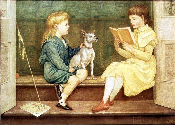 Lionel og Beatrice Crane av Walter Crane