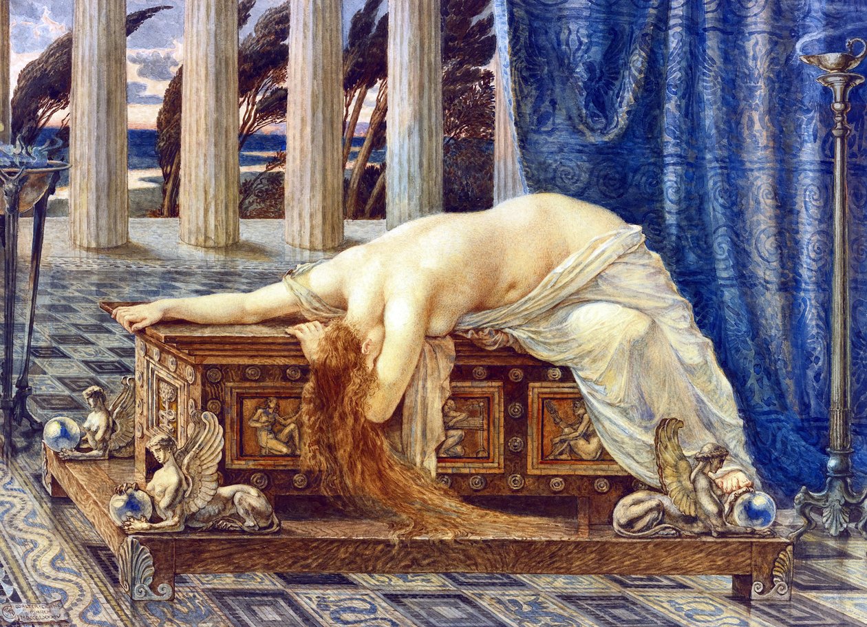 Pandora - Maleri av Walter Crane (1845-1915) av Walter Crane