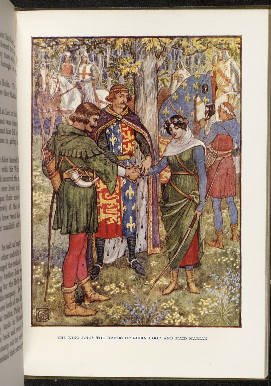 Robin Hood og Maid Marian av Walter Crane