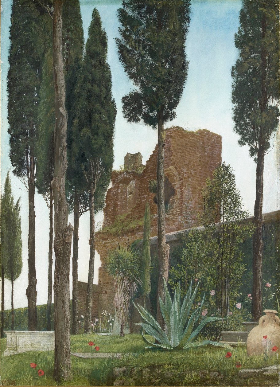 The Grave of Shelley, 1873 av Walter Crane