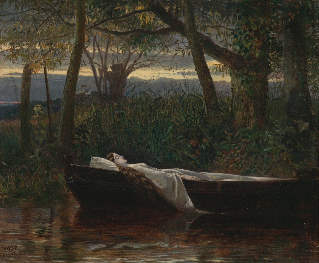 The Lady of Shalott [1862, Royal Academy of Arts, London, utstillingskatalog] av Walter Crane