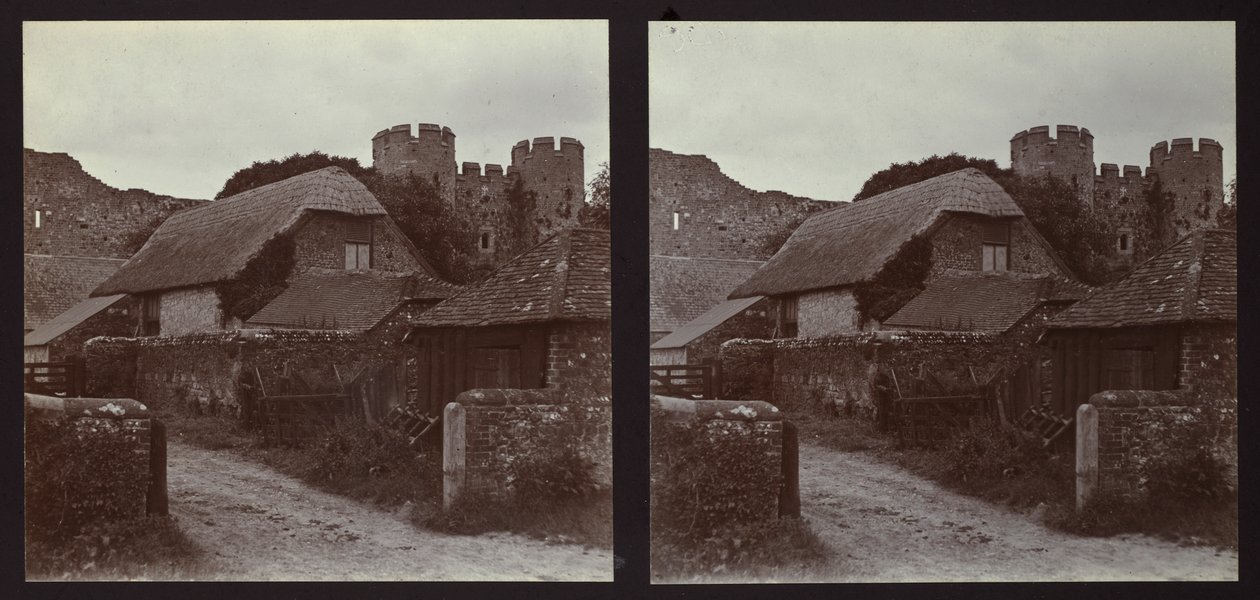 Amberley Castle, Amberley, Horsham, West Sussex, 1913. av Walter Edward Zehetmayr