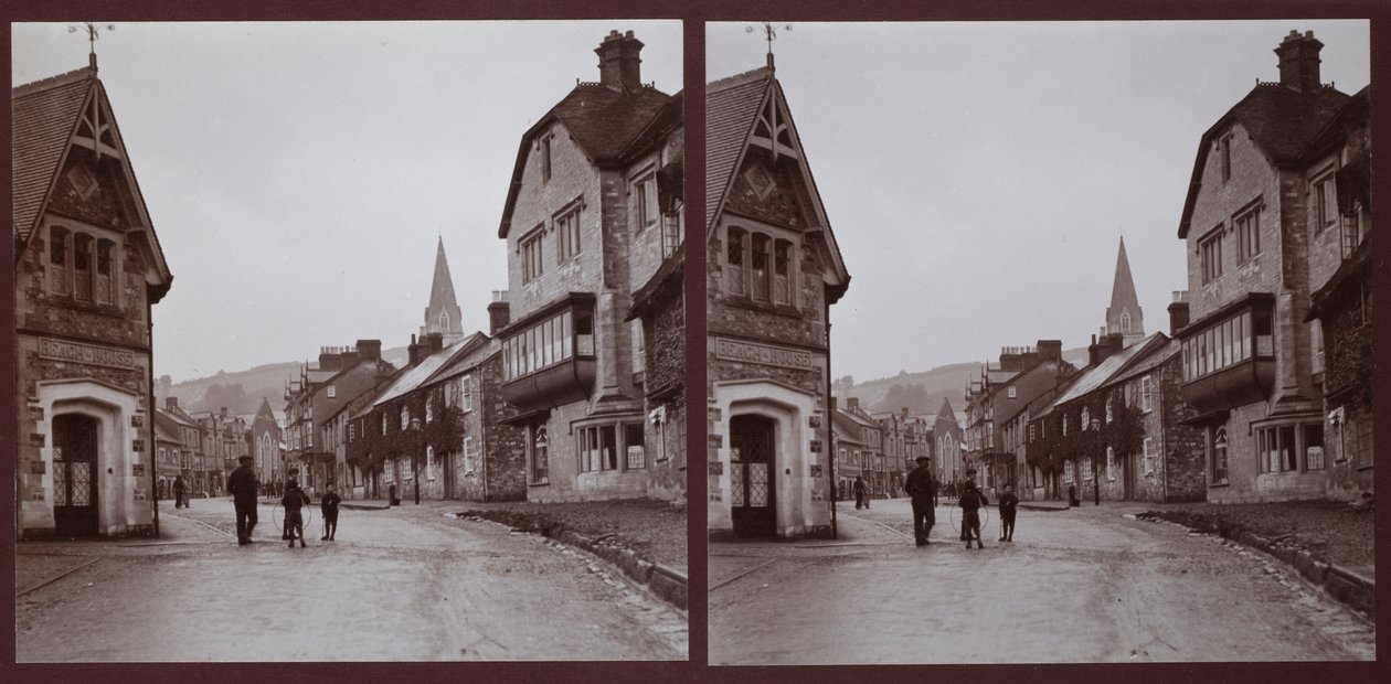 Fore Street, Beer, East Devon, Devon, 1913. av Walter Edward Zehetmayr