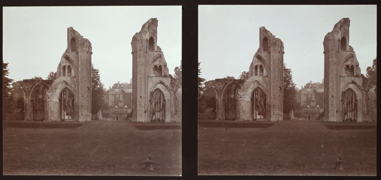 Glastonbury Abbey, Glastonbury, Mendip, Somerset, 1913. av Walter Edward Zehetmayr