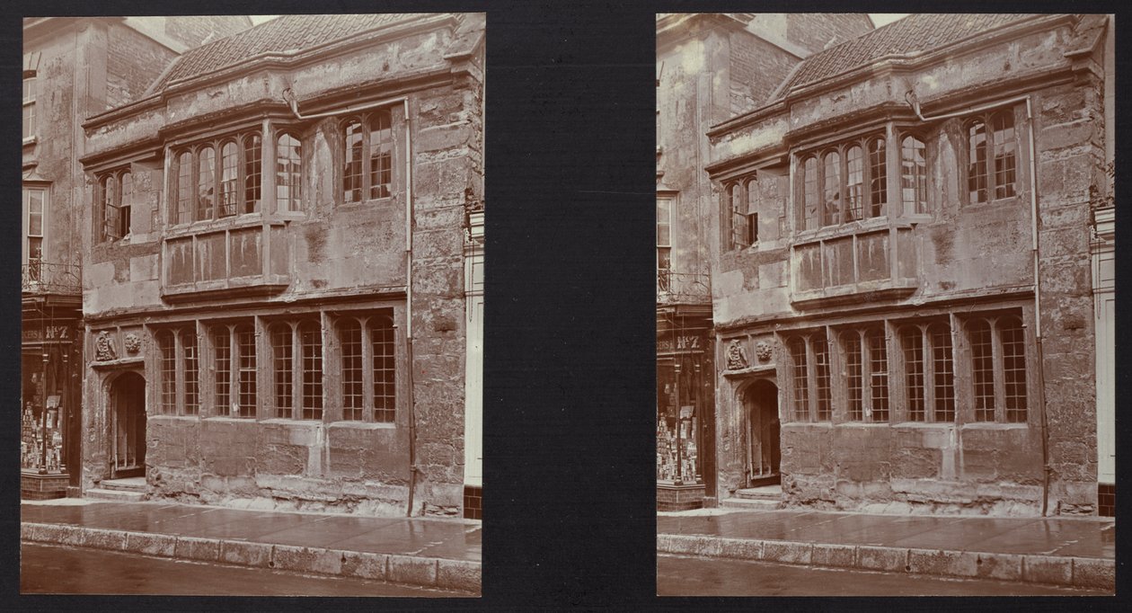 Tribunal House, High Street, Glastonbury, Mendip, Somerset, 1913. av Walter Edward Zehetmayr