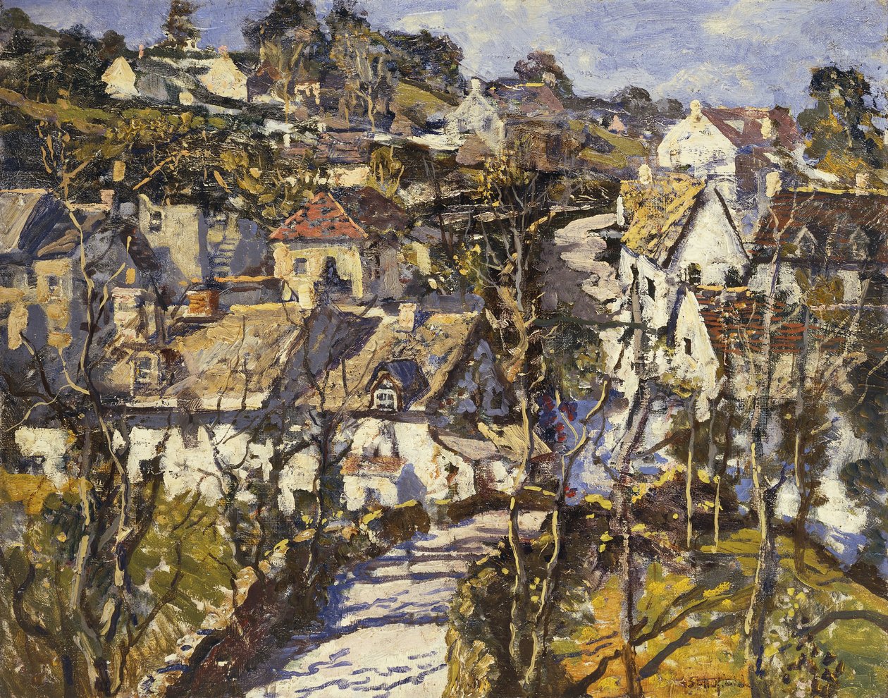 Landsbybroen av Walter Elmer Schofield