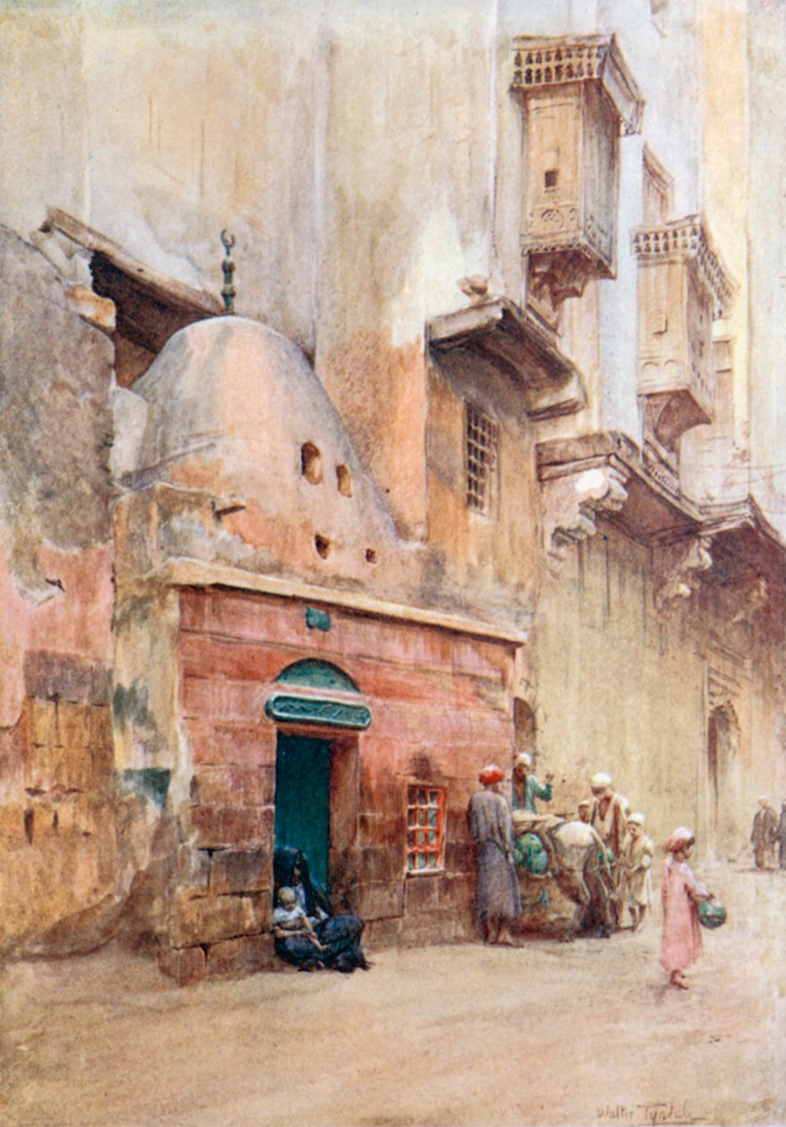 En sjeiks grav i Kairo (litografisk farge) av Walter Frederick Roofe Tyndale