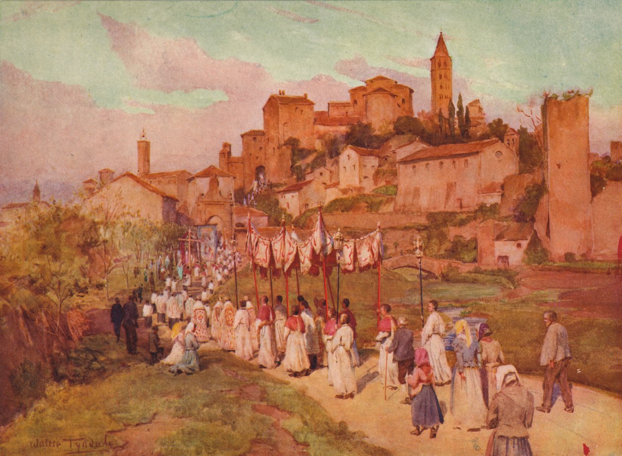 Corpus Domini ved Viterbo, c1900 1913 av Walter Frederick Roofe Tyndale