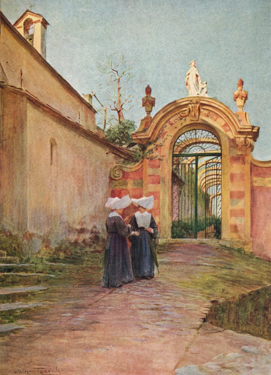 Inngang til Villa Centurione, S. Margherita Ligure, c1910, 1912 av Walter Frederick Roofe Tyndale