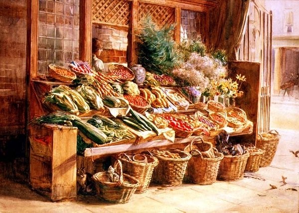 Frøken Lydiards stall, Bath av Walter Frederick Roofe Tyndale