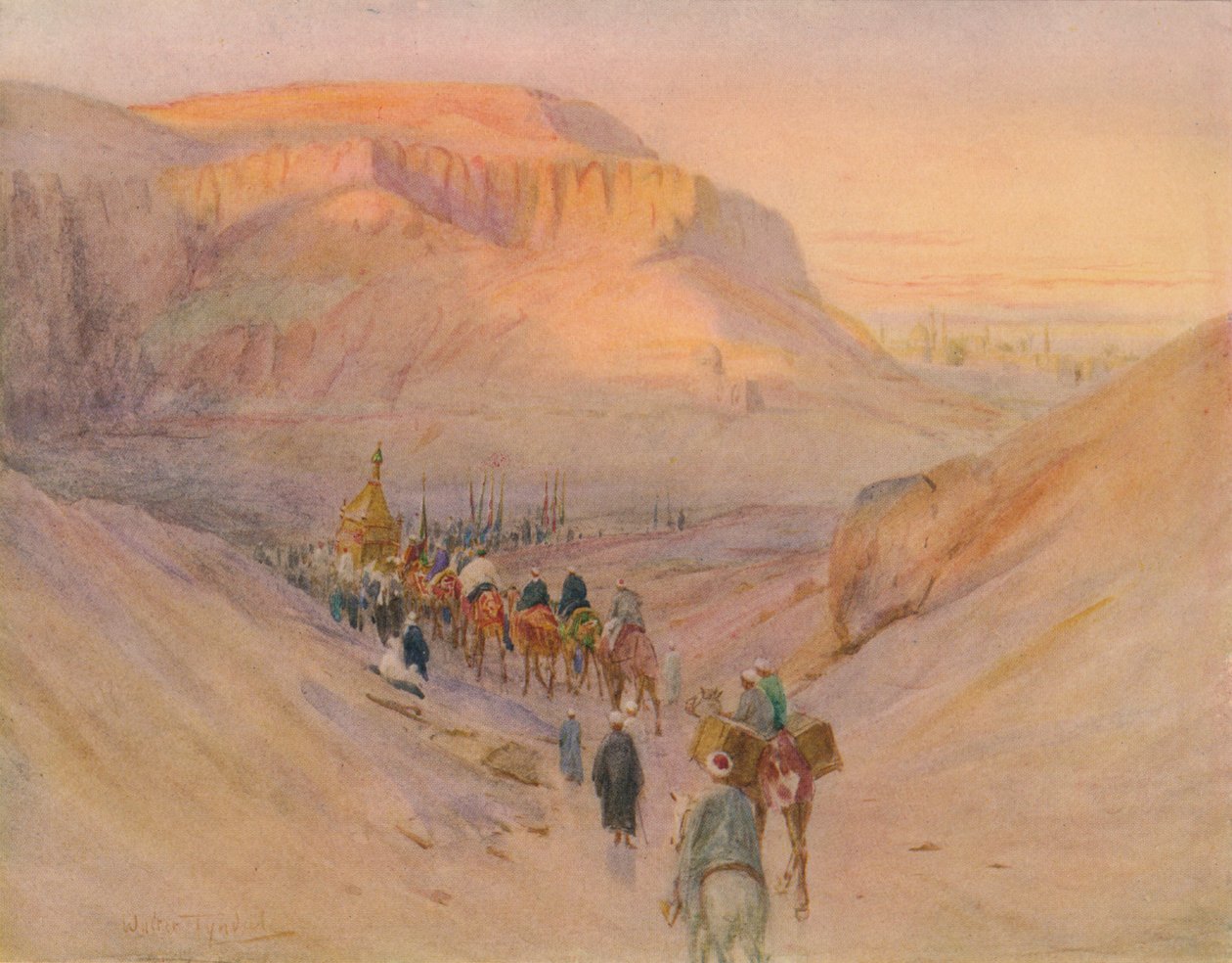 Return of the Holy Carpet, c1905, 1912 av Walter Frederick Roofe Tyndale