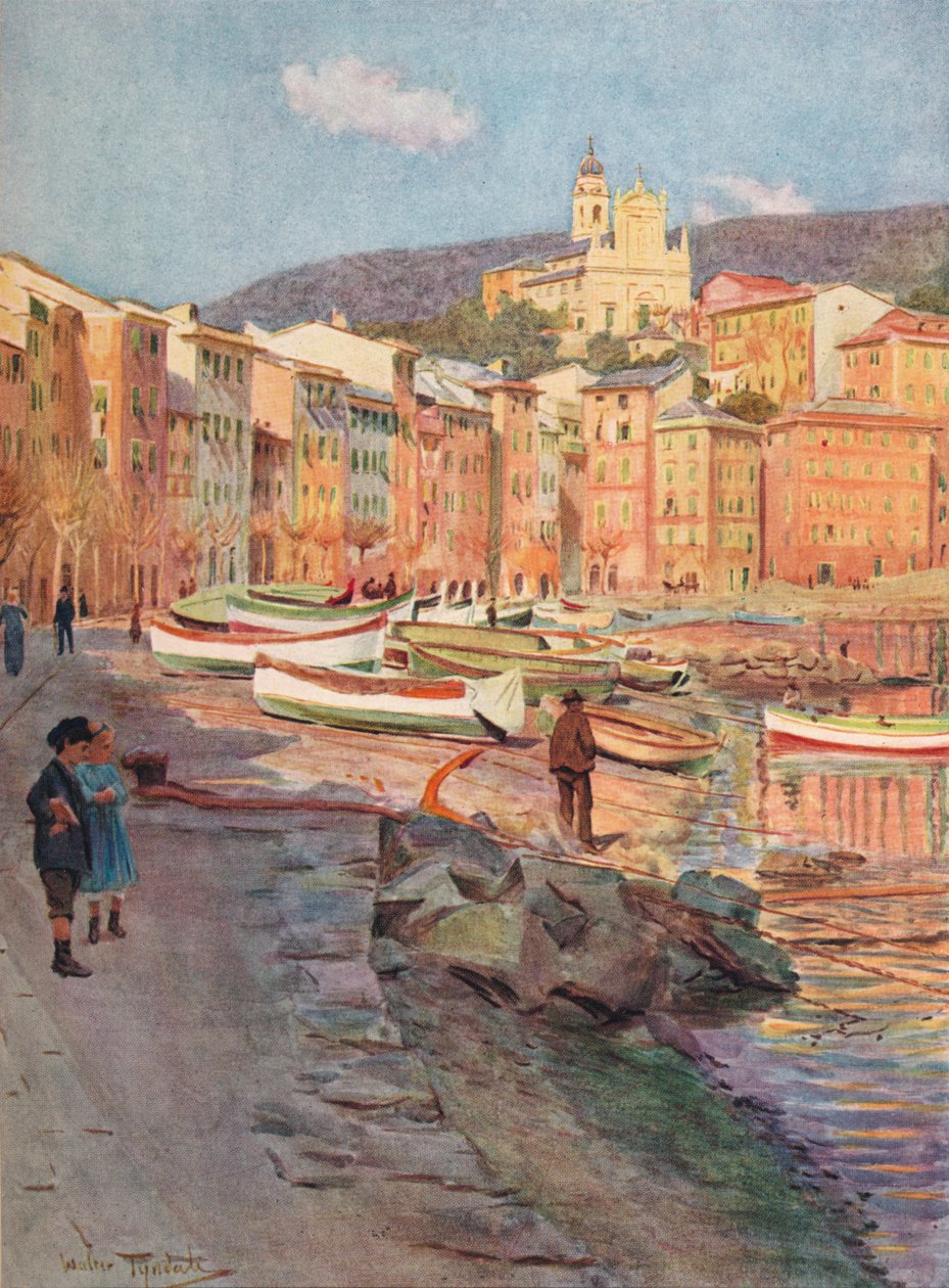 S. Margherita Ligure, c1910, 1912 av Walter Frederick Roofe Tyndale