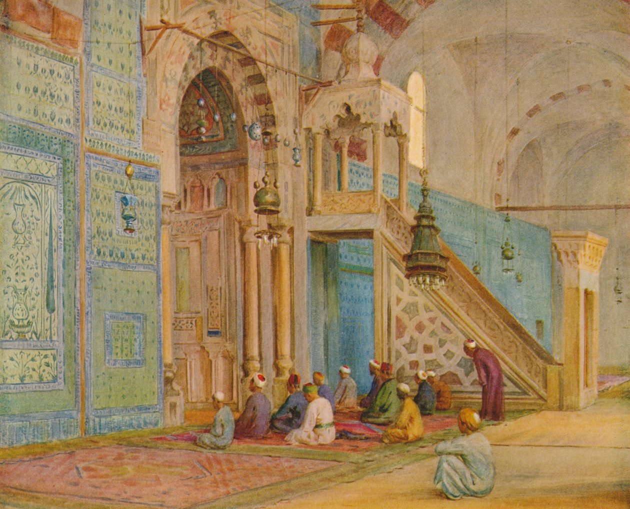 Den blå moskeen, c1905, 1912 av Walter Frederick Roofe Tyndale