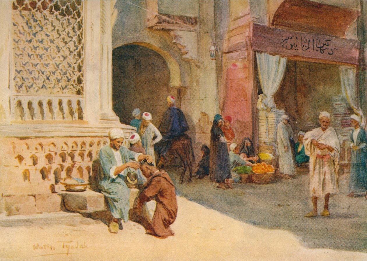 Frisøren, c1905, 1912 av Walter Frederick Roofe Tyndale