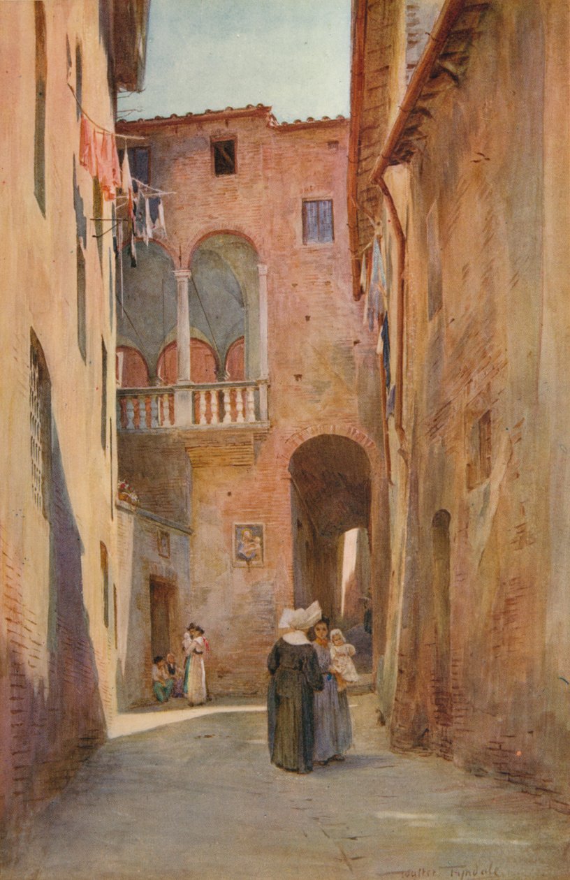 Huset til Katarina av Siena, ca 1900 1913 av Walter Frederick Roofe Tyndale