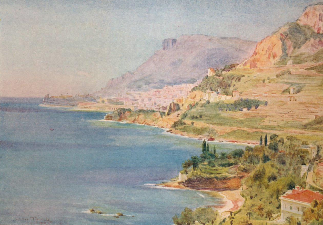 Fyrstedømmet Monaco, c1910, 1912 av Walter Frederick Roofe Tyndale