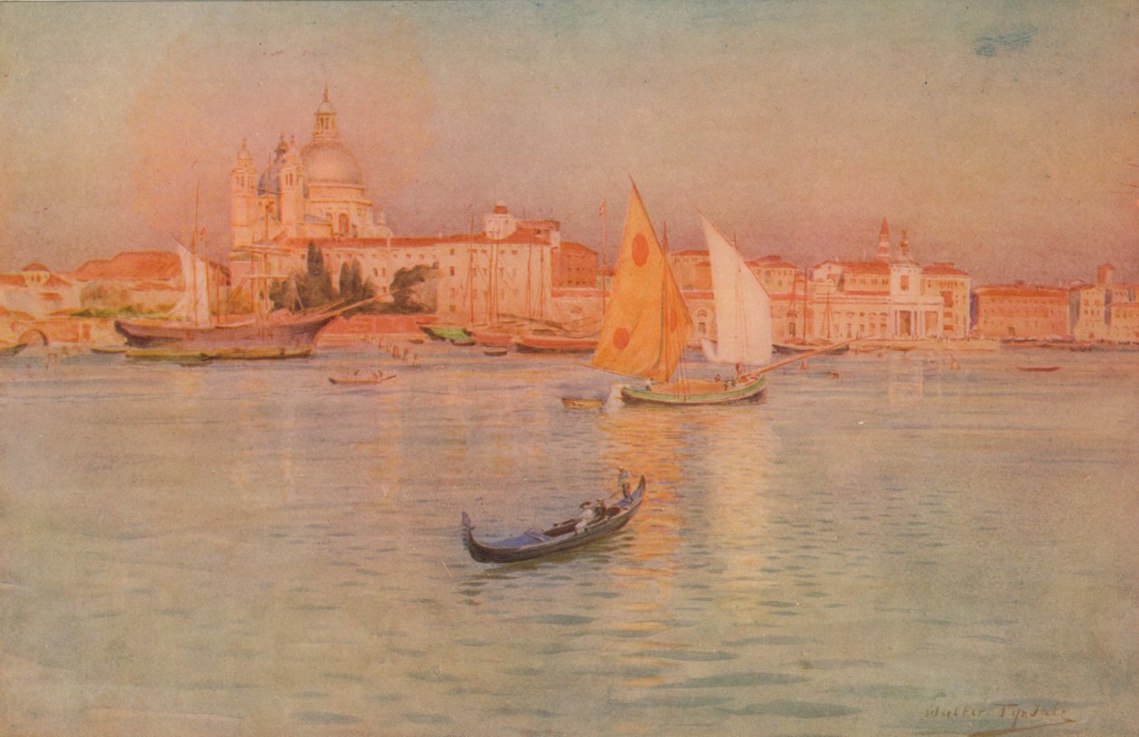 The Salute from the Giudecca, c1900 1913 av Walter Frederick Roofe Tyndale