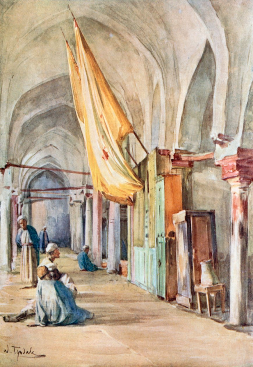 Sakhlun-helligdommen, Rosetta (fargelitografi) av Walter Frederick Roofe Tyndale