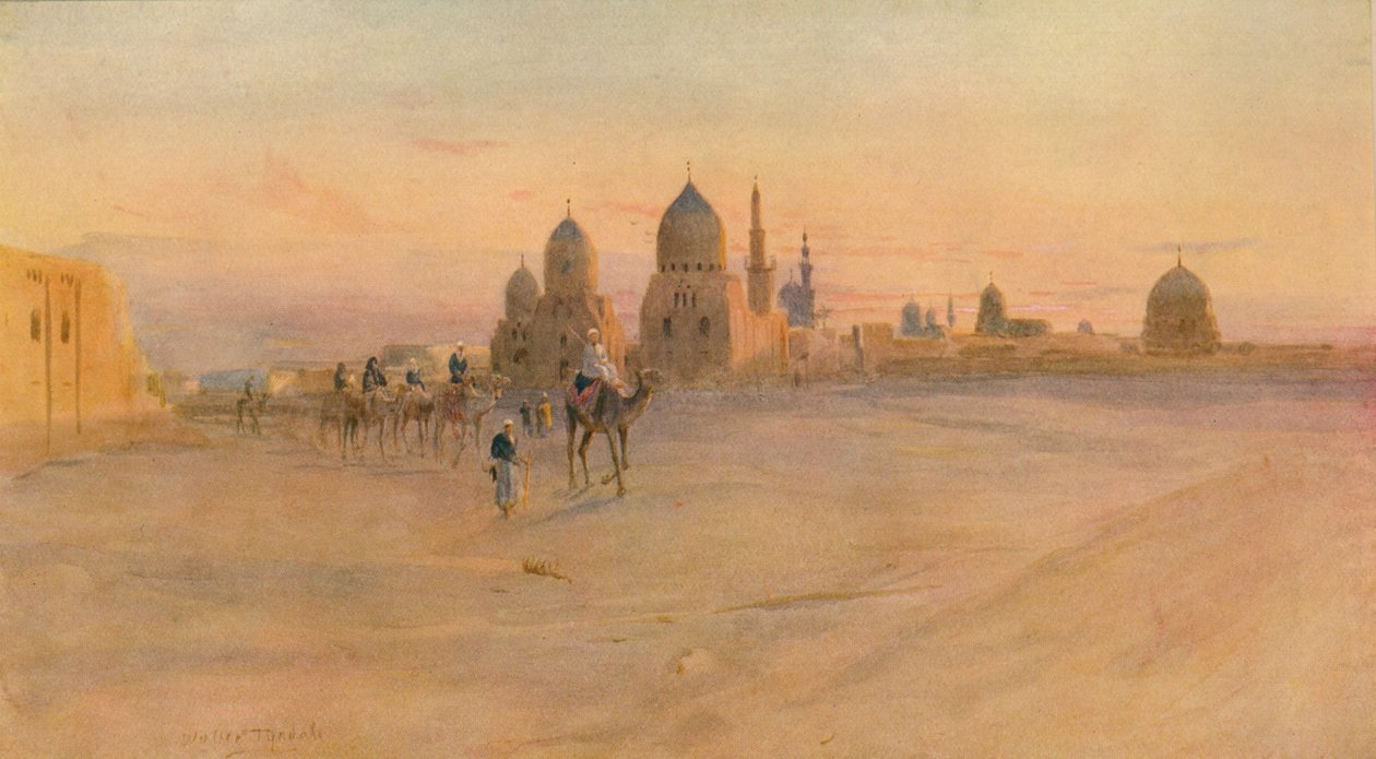 The Tombs of the Khalifs, c1905, 1912 av Walter Frederick Roofe Tyndale