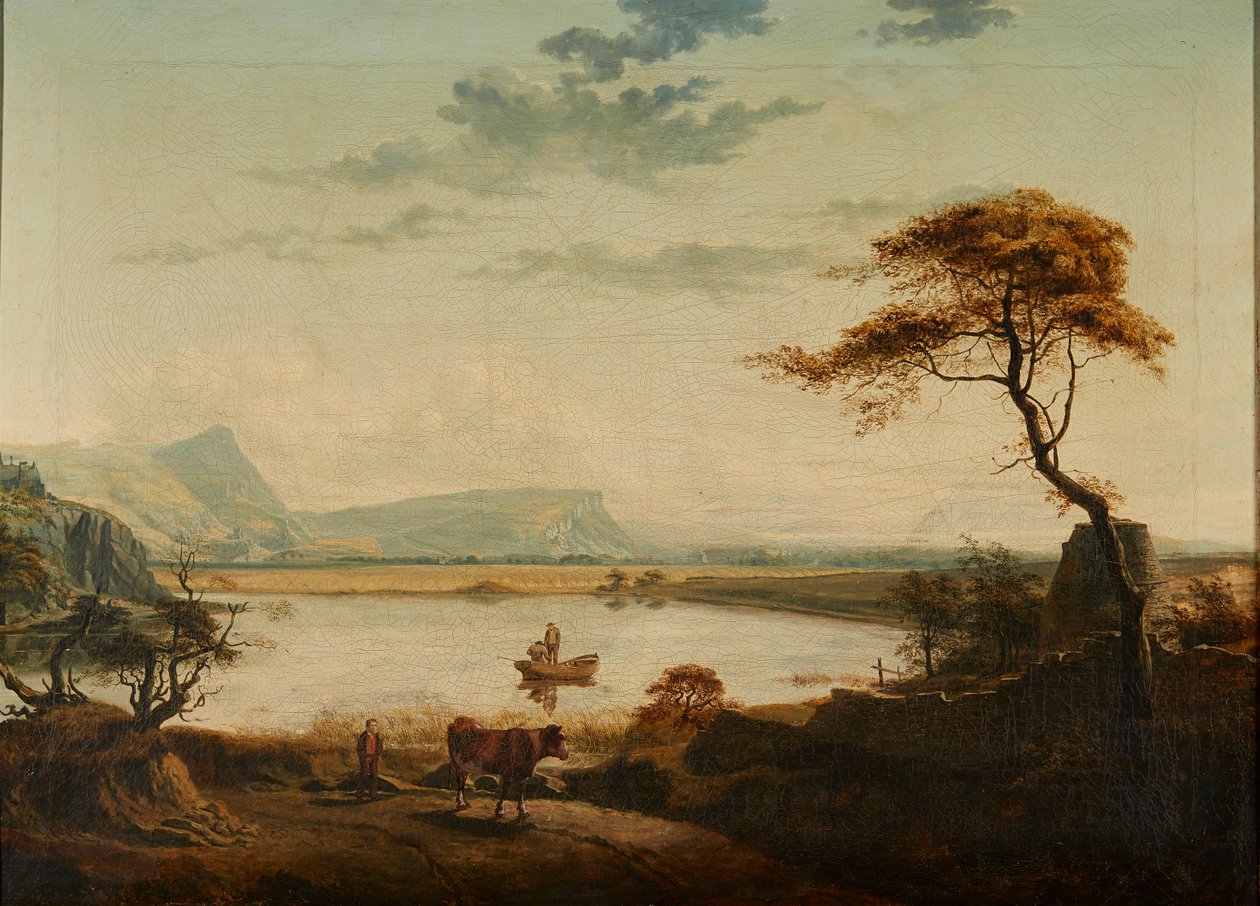 Edinburgh og Lochend Loch (olje på lerret) av Walter Geikie
