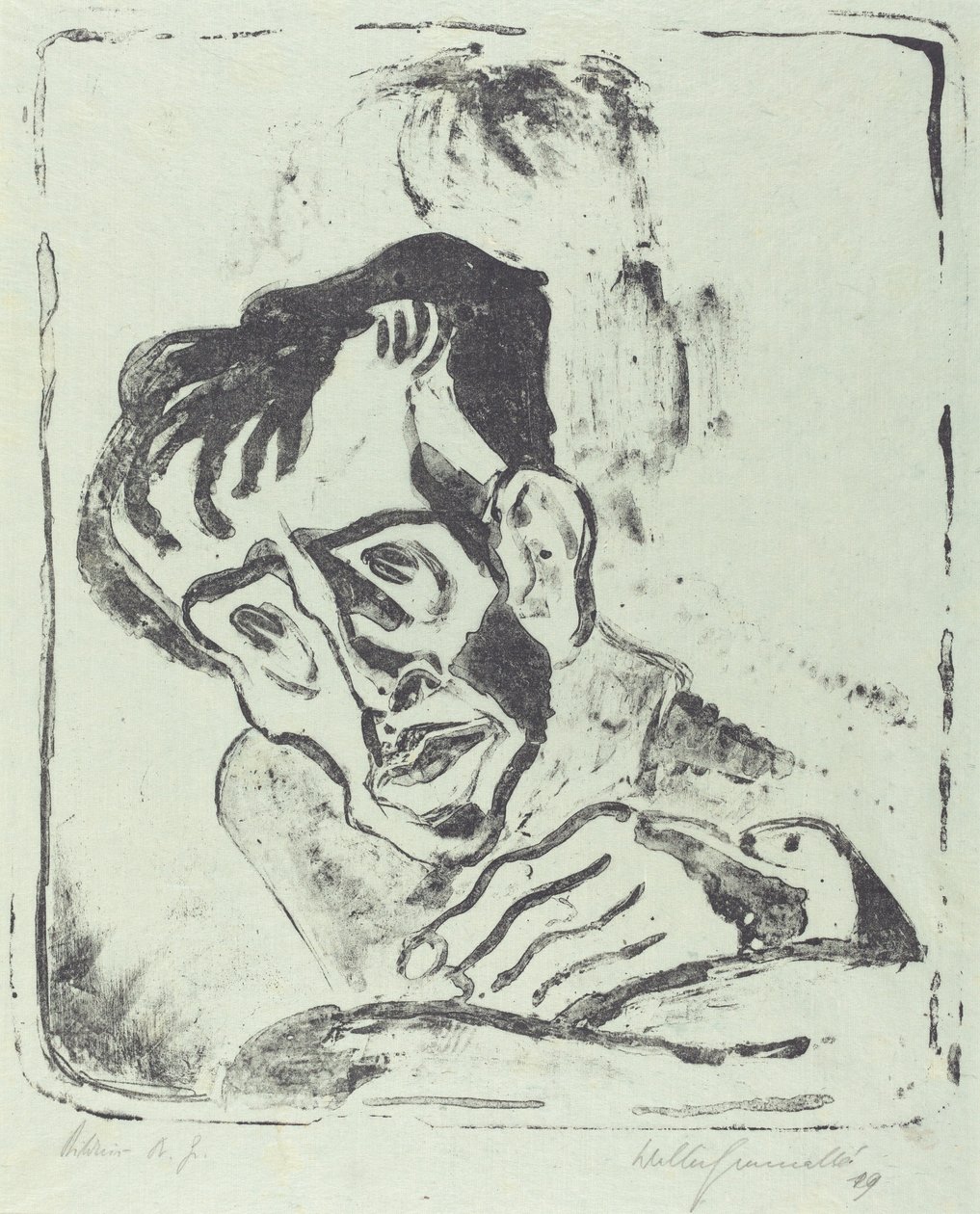 portrett dr størrelse av Walter Gramatte