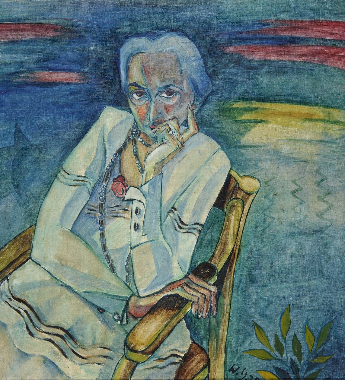 Portrett av Rosa Schapire av Walter Gramatte