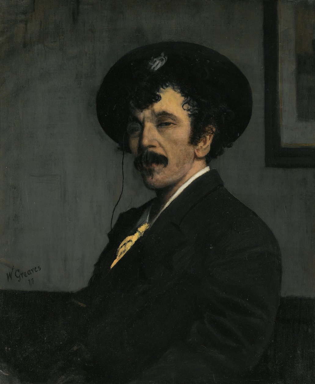 Portrett av James Abbott McNeill Whistler av Walter Greaves