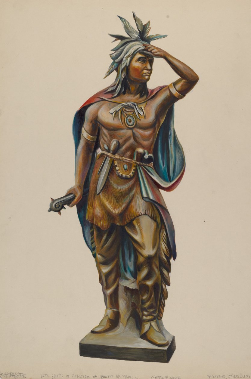 Sigarbutikk indisk, ca. 1938. av Walter Hochstrasser