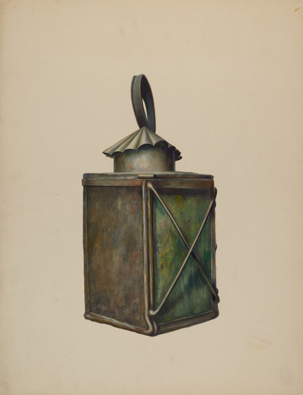 Lykt, ca. 1938. av Walter Hochstrasser