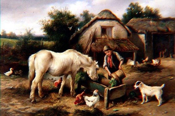En Devonshire Farm Yard av Walter Hunt