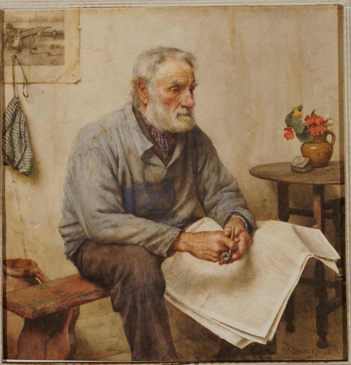 Et øyeblikks hvile av Walter Langley
