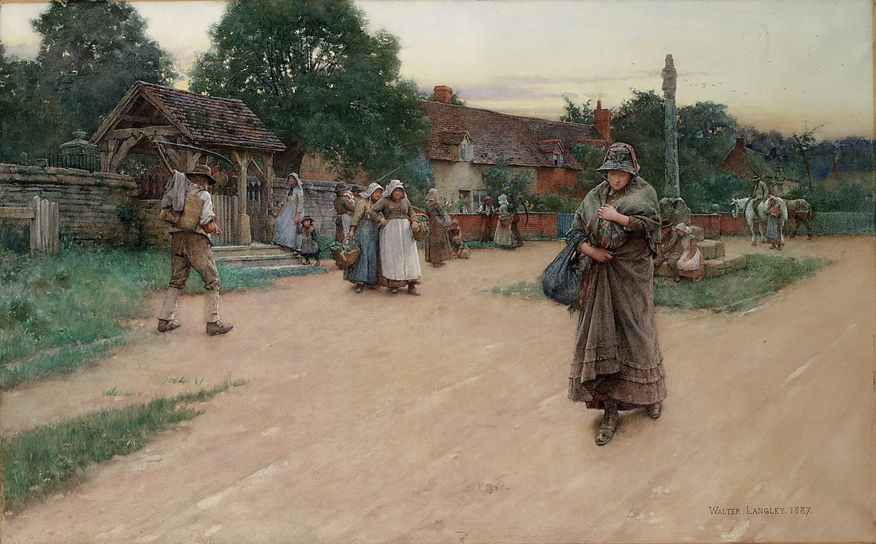 Forrådt, 1887 av Walter Langley