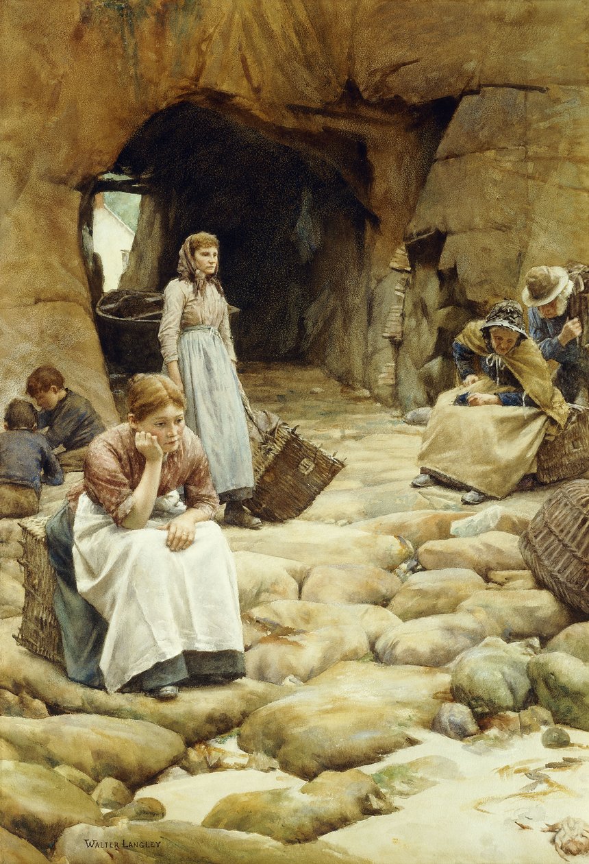 I fiskesesongen, av Walter Langley