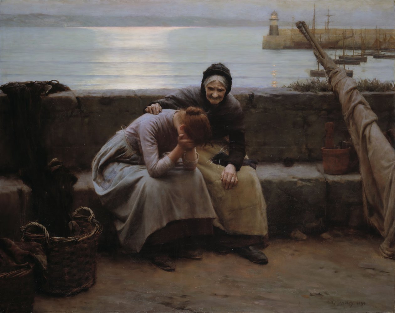 Never Morning Wore to Evening but Some Heart Break, 1894. av Walter Langley