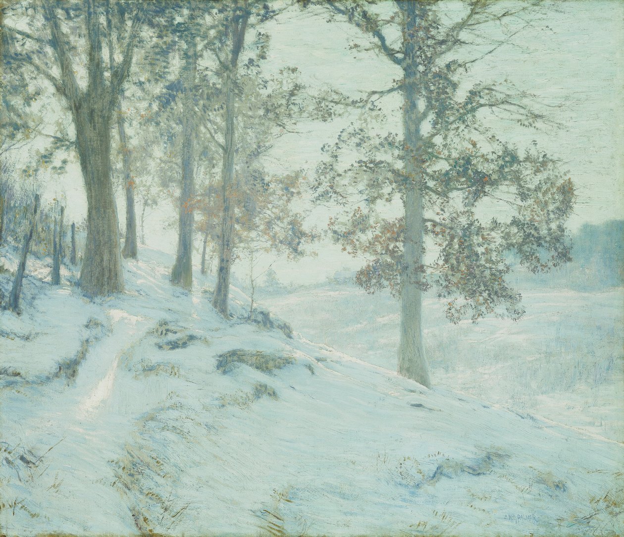 Dvelende eikeblader av Walter Launt Palmer