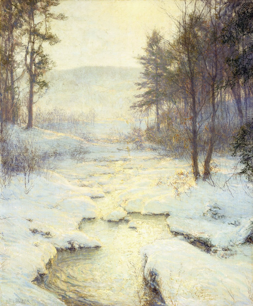Vintersollys av Walter Launt Palmer