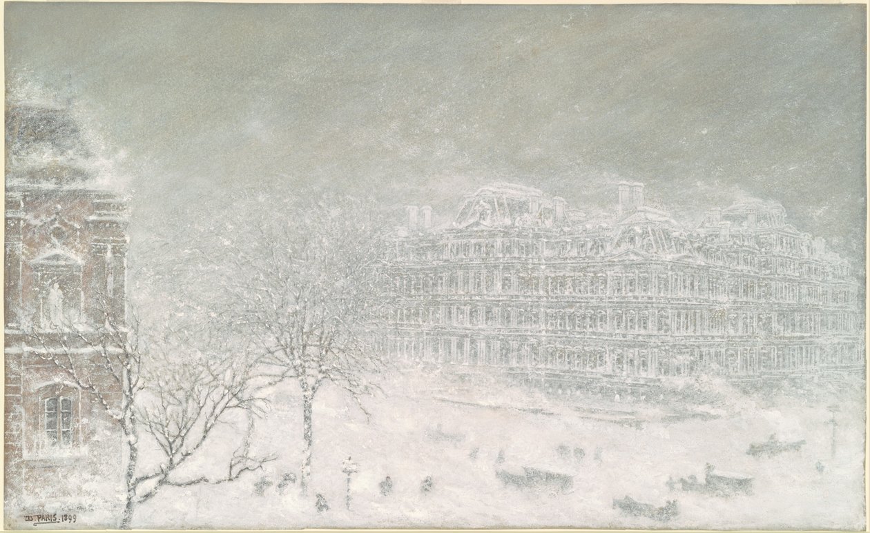 Den store snøstormen i 1899 av Walter Paris