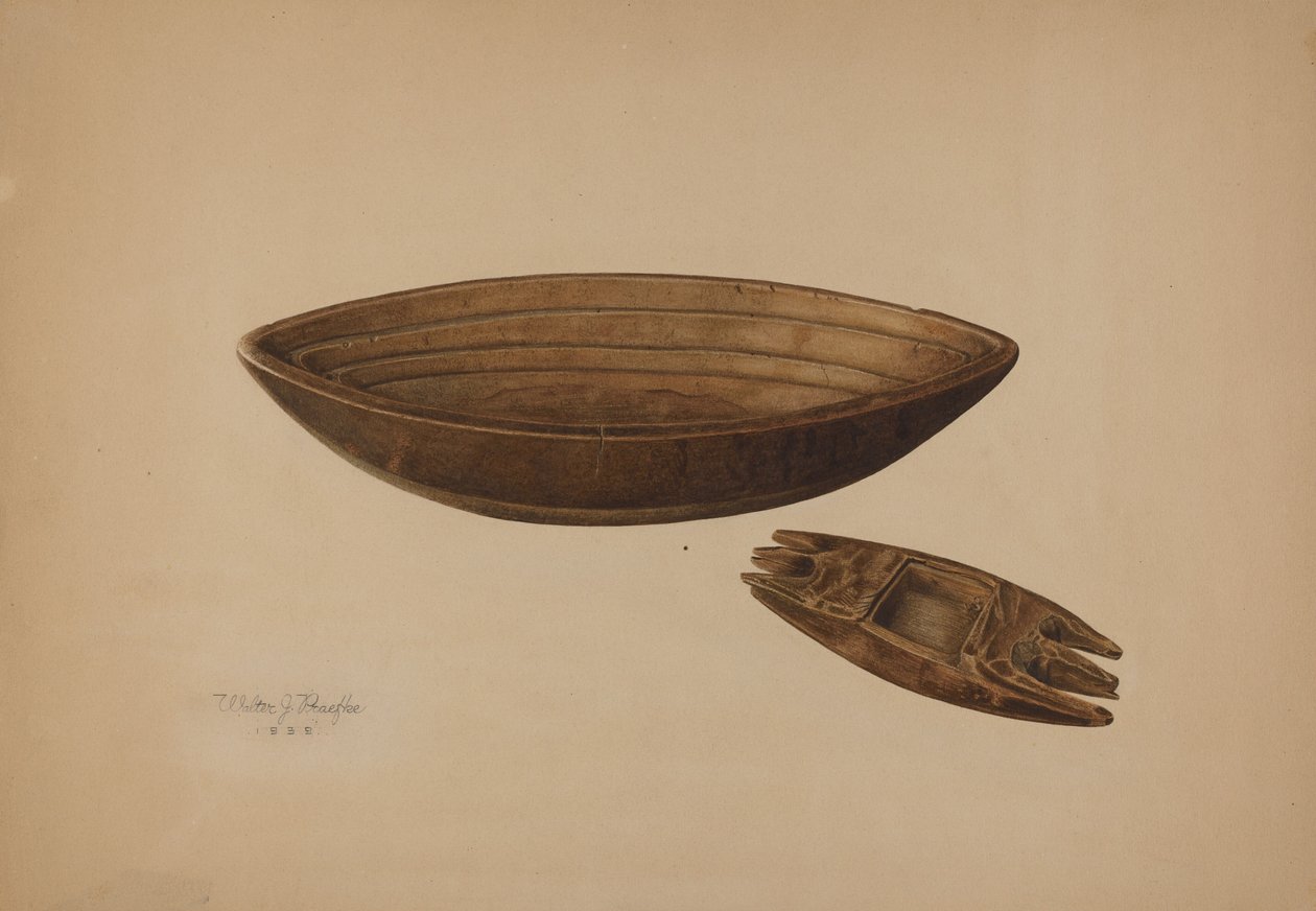 Maple Sukker Mold, 1939. av Walter Praefke