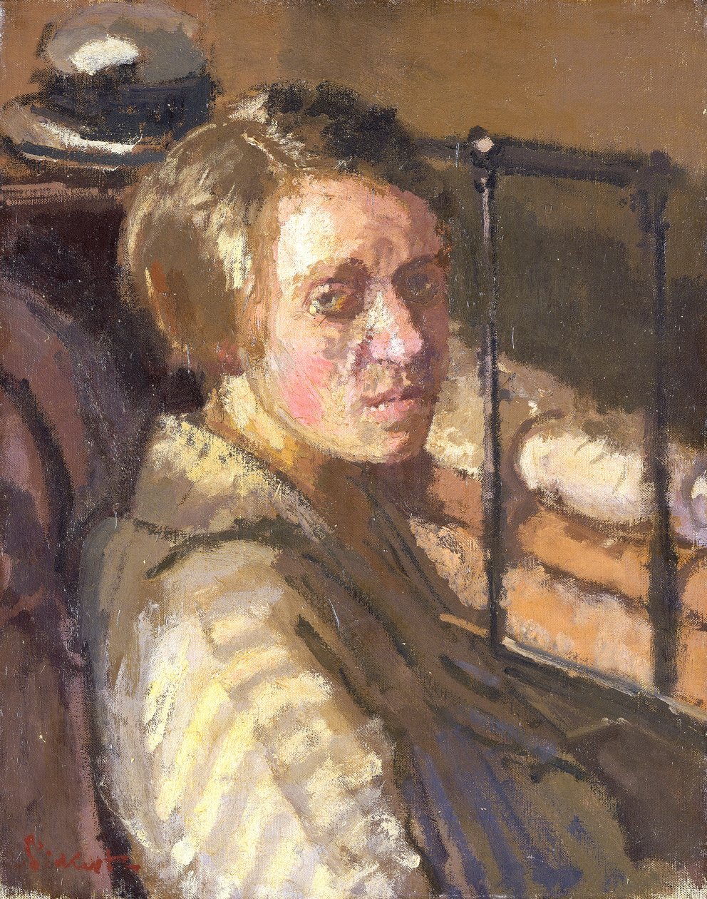 'Camden Town-portrett', 1915-16 av Walter Richard Sickert