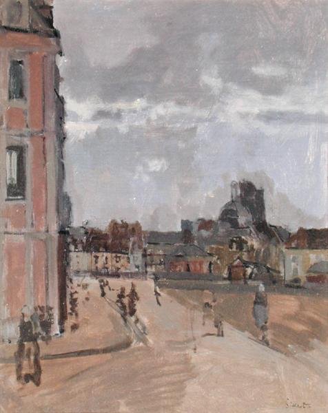 Dieppe, Looking Towards St Jacques, ca. 1898 (olje på lerret) av Walter Richard Sickert