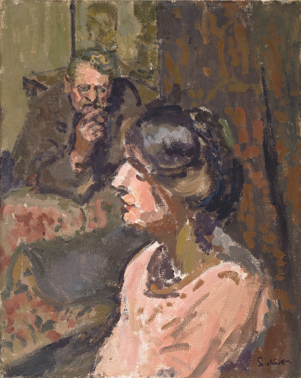 Hubby og Marie, ca. 1912 (olje på lerret) av Walter Richard Sickert