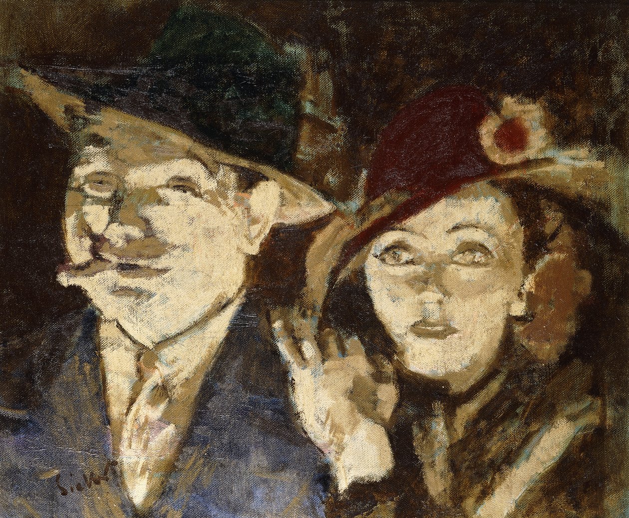Jack og Jill, ca. 1936-7 av Walter Richard Sickert