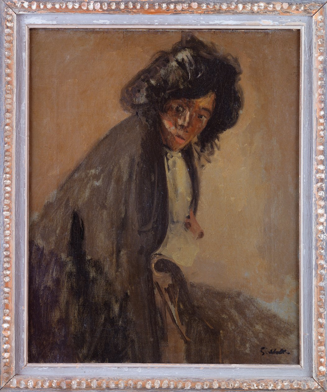 La Giuseppina Leaning Against a Chaise Longue, ca. 1903-04 av Walter Richard Sickert