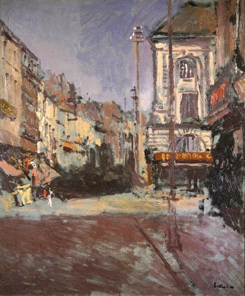 La Grande Rue, Dieppe (olje på lerret) av Walter Richard Sickert