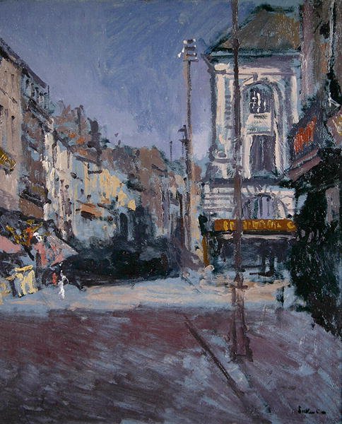 La Grande Rue, Dieppe, ca. 1900 (olje på lerret) av Walter Richard Sickert