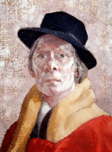 Mann i oransje (olje på lerret) av Walter Richard Sickert